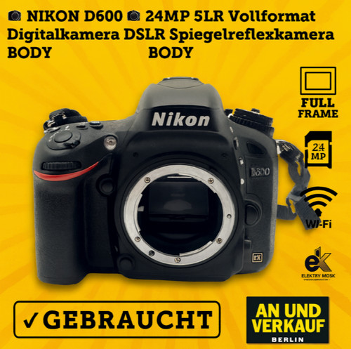 Nikon d600 24 mp - 24, slr